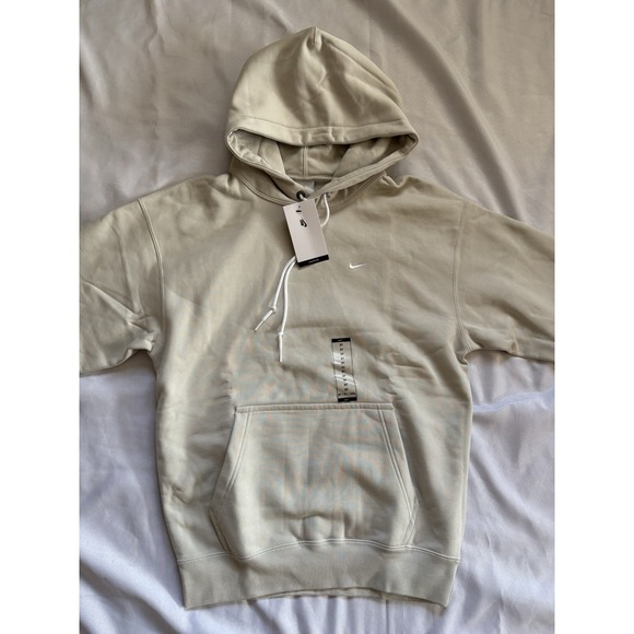 Nike Other - NEW Nike Sportswear Solo Swoosh Fleece Pullover Hoodie DX1355-072 Men Small Tall